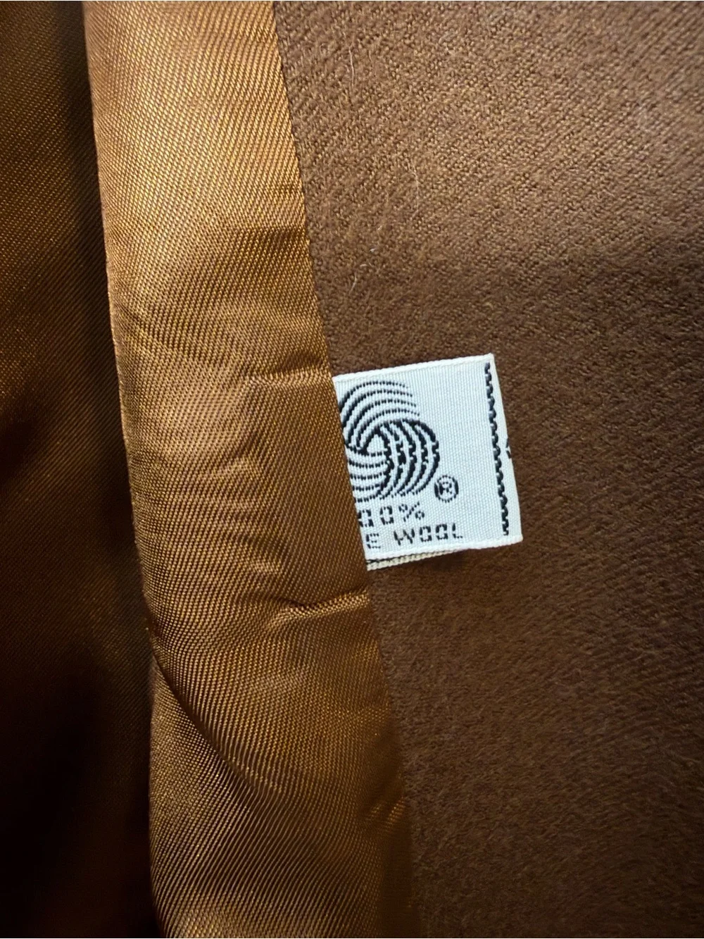 VINTAGE Dior Oversized Brown Wool Blazer